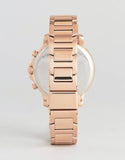 Tommy Hilfiger Claudia Rose Gold Dial Rose Gold Steel Strap Watch for Women - 1781743