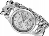 Michael Kors Runway Twist Silver Dial Silver Stainless Steel Strap Watch for Women - MK3149