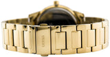 Guess Crystal Multifunction Gold Dial Gold Steel Strap Watch for Women - W0778L2