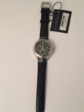 Tommy Hilfiger Ari Diamonds Black Dial Black Leather Strap Watch for Women - 1781981