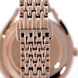 Swarovski Crystalline Aura Silver Dial Rose Gold Steel Strap Watch for Women - 5519459