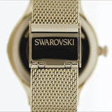 Swarovski Octea Nova Silver Dial Gold Mesh Bracelet Watch for Women - 5430417