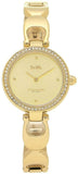 Coach Park Diamonds Gold Dial Gold Steel Strap Watch for Women - 14503171