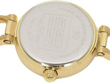 Coach Park Diamonds Gold Dial Gold Steel Strap Watch for Women - 14503171