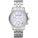 Michael Kors Ritz White Dial Silver Stainless Steel Strap Watch for Women - MK5020