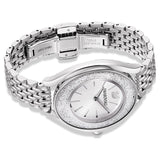 Swarovski Crystalline Aura Silver Dial Silver Steel Strap Watch for Women - 5519462