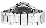 Tommy Hilfiger Luke Quartz Black Dial Silver Steel Strap Watch for Men - 1791120