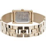 Guess Nouveau Diamonds Gold Dial Gold Mesh Bracelet Watch for Women - W0127L2