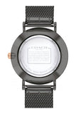 Coach Perry Grey Dial Grey Mesh Bracelet Watch for Women - 14503127