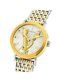 Versace Virtus Quartz White Dial Two Tone Steel Strap Watch for Women - VEHC00719