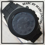 Marc Jacobs Pelly Black Dial Black Silicone Strap Watch for Women - MBM2567