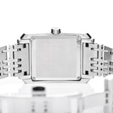 Burberry Heritage Diamond White Dial Silver Stainless Steel Strap Watch for Women - BU1583