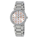 Michael Kors Parker Silver Dial Silver Stainless Steel Strap Watch for Women - MK6483