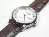 Tissot Luxury Powermatic 80 Silver Dial Brown Leather Strap Watch For Men - T086.407.16.031.00