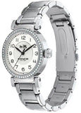 Coach Madison White Dial Silver Steel Strap Watch for Women - 14502396