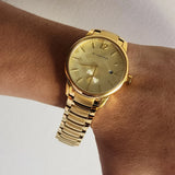 Burberry The Classic Gold Dial Gold Steel Strap Watch for Men - BU10006