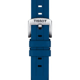 Tissot T Sport PRC 200 Chronograph Blue Rubber Strap Watch For Men - T114.417.17.047.00