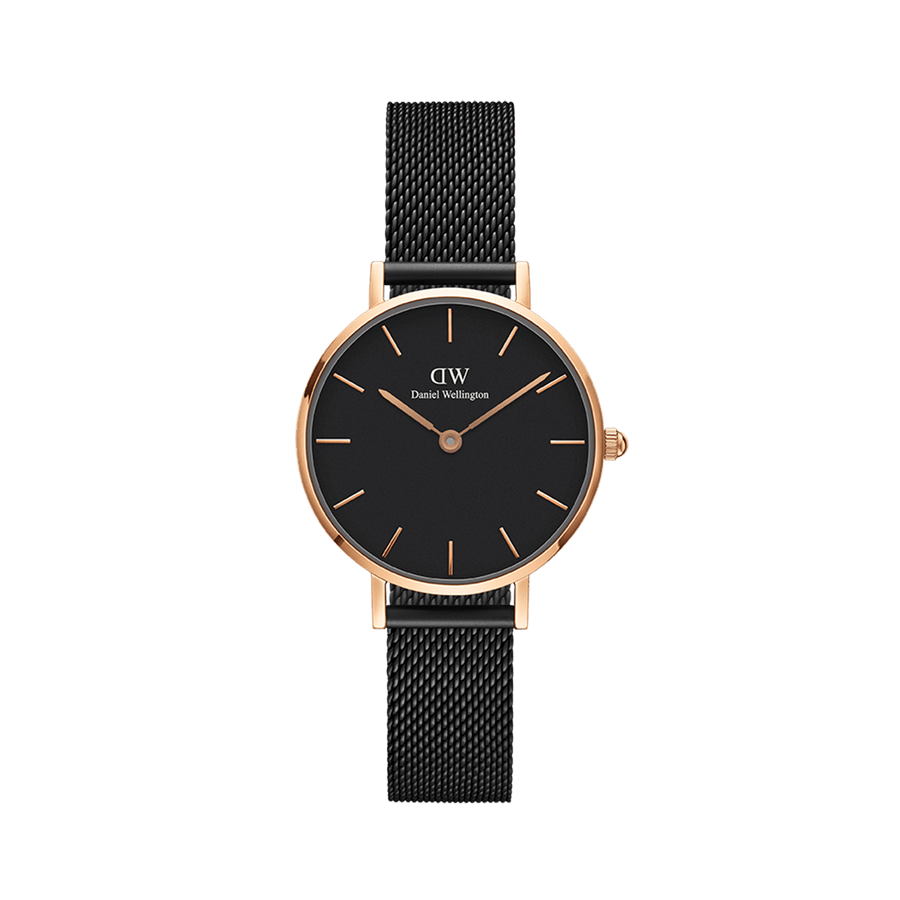 Daniel Wellington Classic Bayswater Black Dial Black NATO Strap Watch For Women - DW00100281