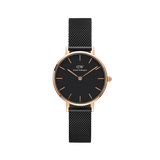 Daniel Wellington Classic Bayswater Black Dial Black NATO Strap Watch For Women - DW00100281