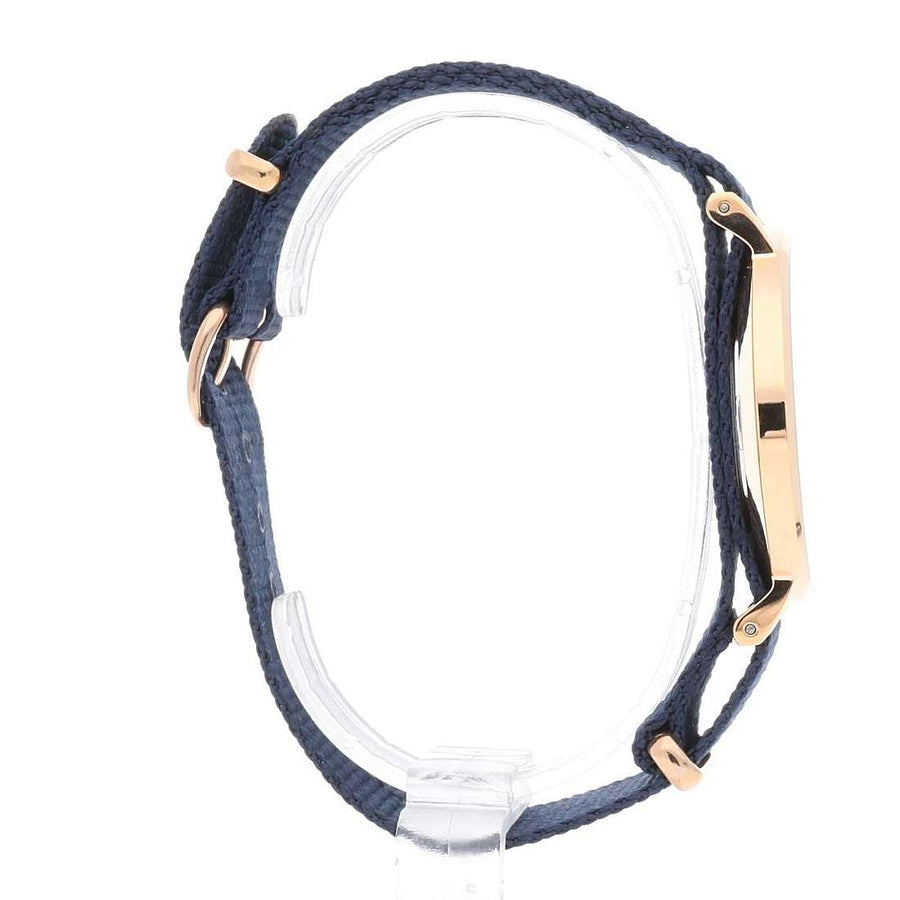 Daniel Wellington Classic Bayswater White Dial Navy Blue NATO Strap Watch For Women - DW00100279