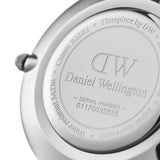 Daniel Wellington Classic Bristol White Dial Brown Leather Strap Watch For Women - DW00100056