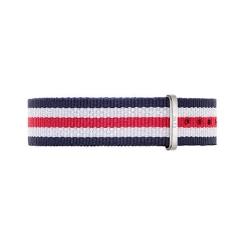 Daniel Wellington Classic Canterbury White Dial Two Tone NATO Strap Watch For Women - DW00100051
