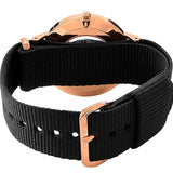 Daniel Wellington Classic Cornwall Black Dial Black NATO Strap Watch For Women - DW00100150