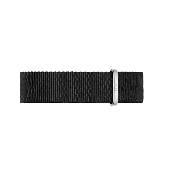 Daniel Wellington Classic Cornwall Black Dial Black Nylon Strap Watch For Women - DW00100149