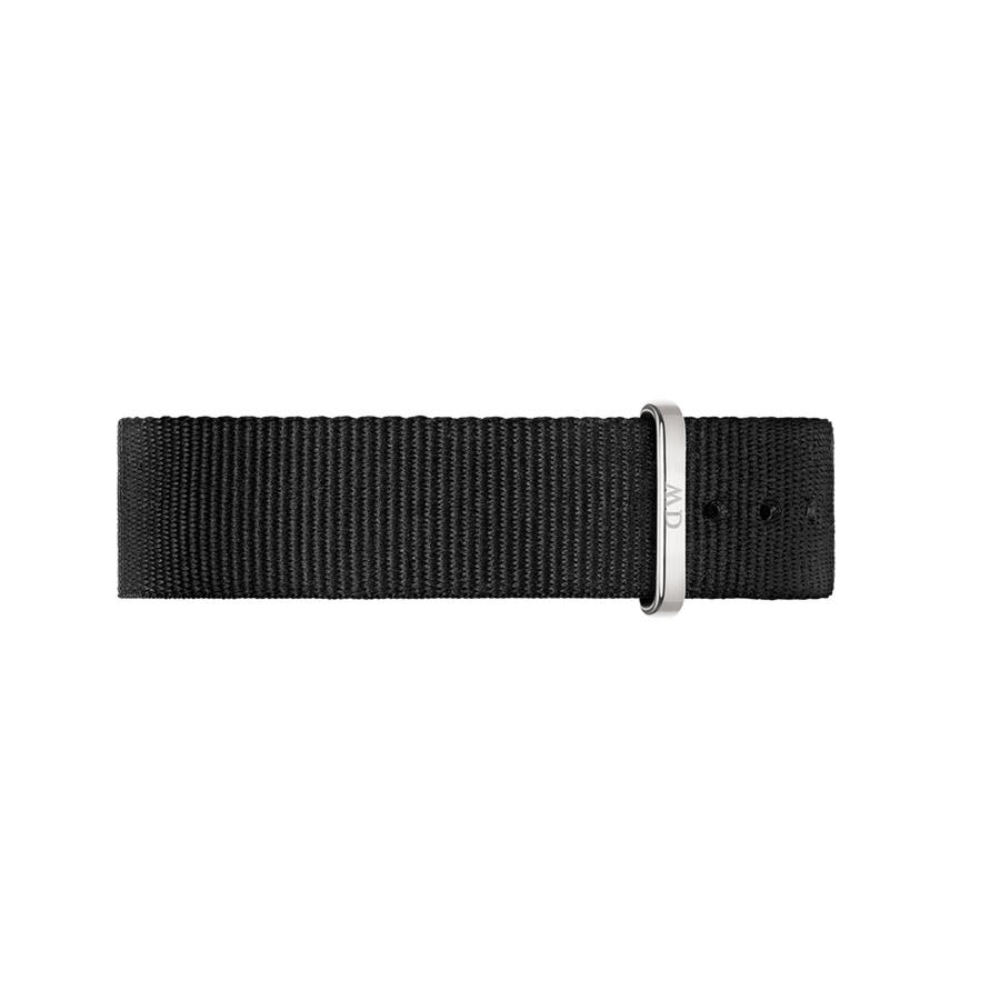 Daniel Wellington Classic Cornwall White Dial Black Nylon Strap Watch For Men - DW00100260