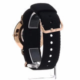 Daniel Wellington Classic Cornwall White Dial Black Nylon Strap Watch For Women - DW00100259