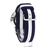 Daniel Wellington Classic Glasgow White Dial Two Tone NATO Strap Watch For Men - DW00100018
