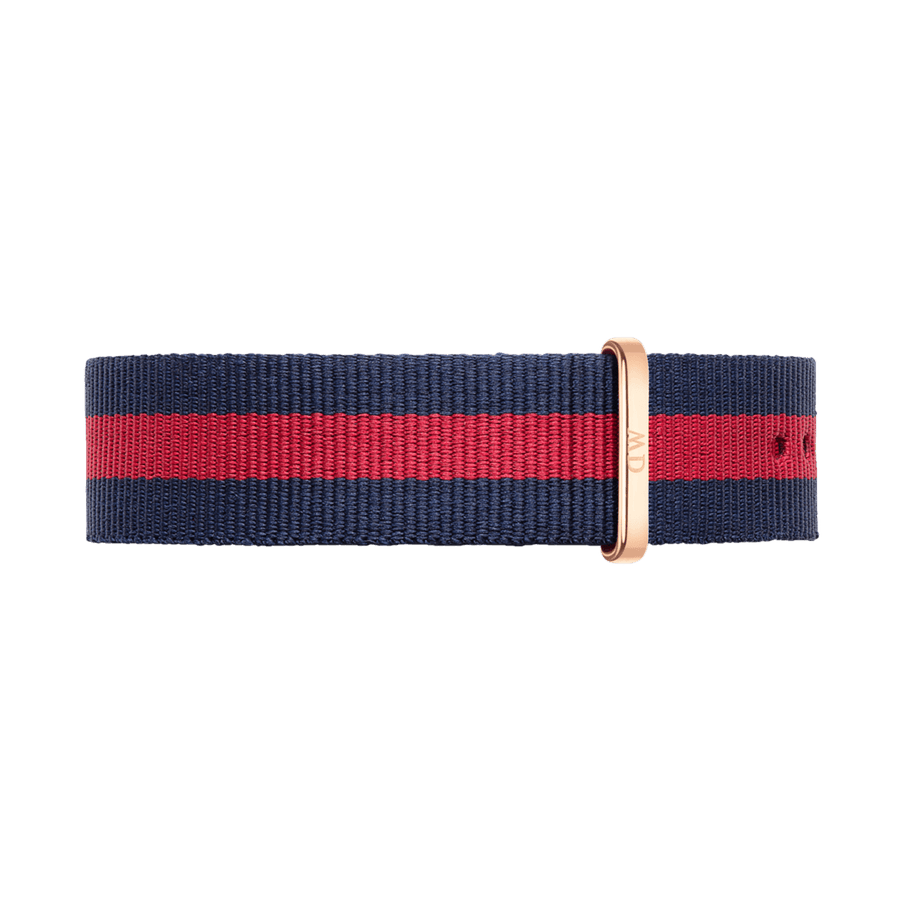 Daniel Wellington Classic Oxford White Dial Two Tone NATO Strap Watch For Women - DW00100046