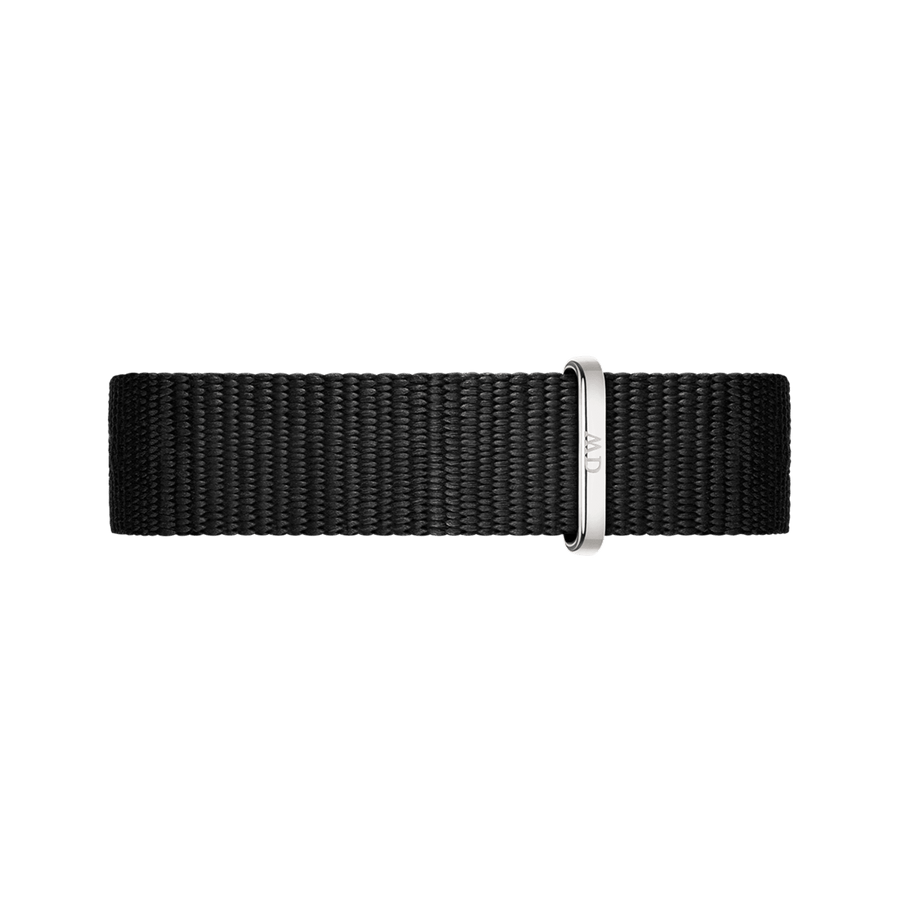 Daniel Wellington Classic Petite Cornwall Black Dial Black NATO Strap Watch For Women - DW00100216