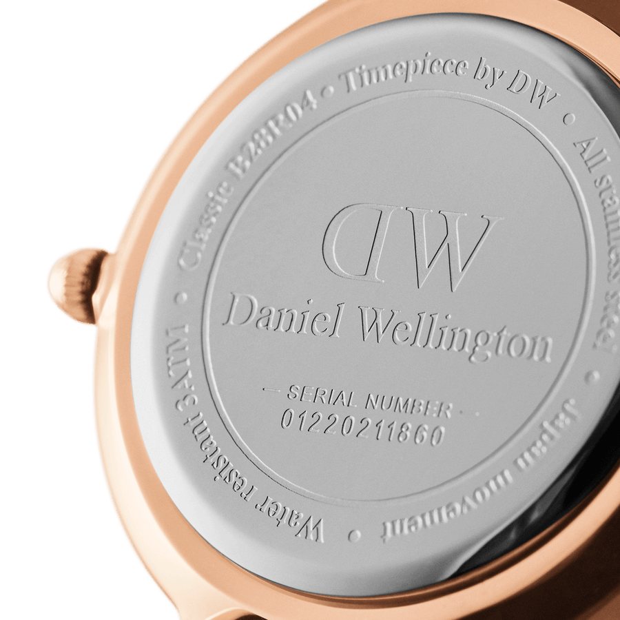 Daniel Wellington Classic Petite Cornwall White Dial Black NATO Strap Watch For Women - DW00100251