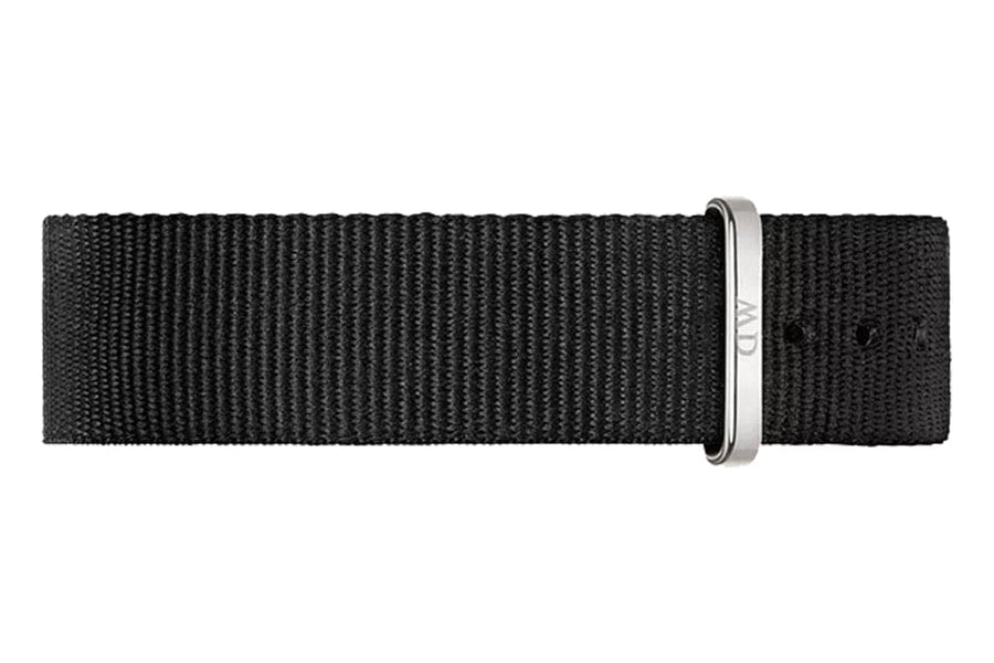 Daniel Wellington Classic Petite Cornwall White Dial Black NATO Strap Watch For Women - DW00100254