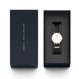 Daniel Wellington Classic Petite Cornwall White Dial Green NATO Strap Watch For Women - DW00100253