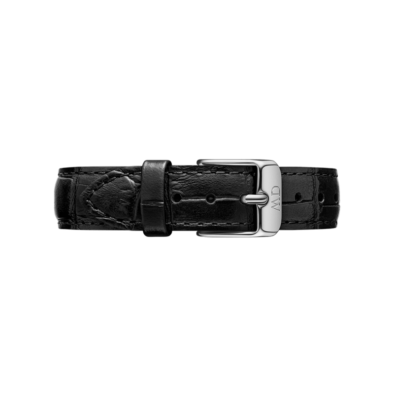 Daniel Wellington Classic Petite Reading Black Dial Black Leather Strap Watch For Women - DW00100235