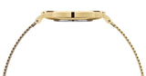 Daniel Wellington Classic Petite White Dial Gold Mesh Bracelet Watch For Women - DW00100348