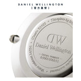 Daniel Wellington Classic Reading White Dial Black Leather Strap Watch For Men - DW00100028