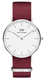 Daniel Wellington Classic Roselyn White Dial Red NATO Strap Watch For Women - DW00100268