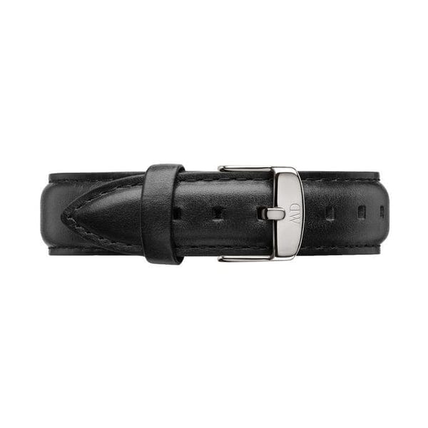 Daniel Wellington Classic Sheffield White Dial Black Leather Strap Watch For Women - DW00100053