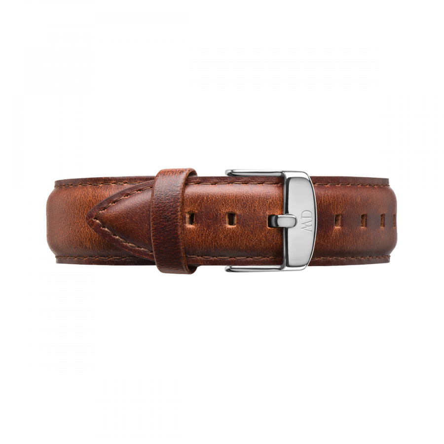 Daniel Wellington Classic St Mawes Black Dial Brown Leather Strap Watch For Men - DW00100130