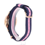 Daniel Wellington Classic Winchester White Dial Three Tone Nylon Strap Watch For Women - DW00100033