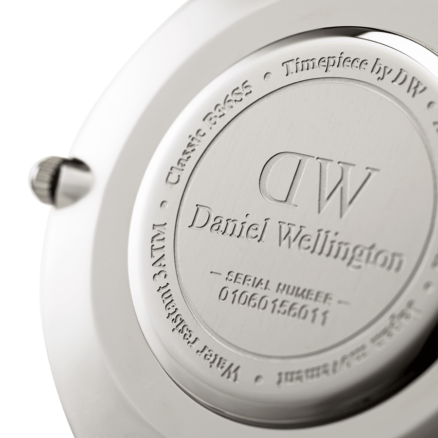 Daniel Wellington Classic Winchester White Dial Two Tone Nylon Strap Watch For Women - DW00100049