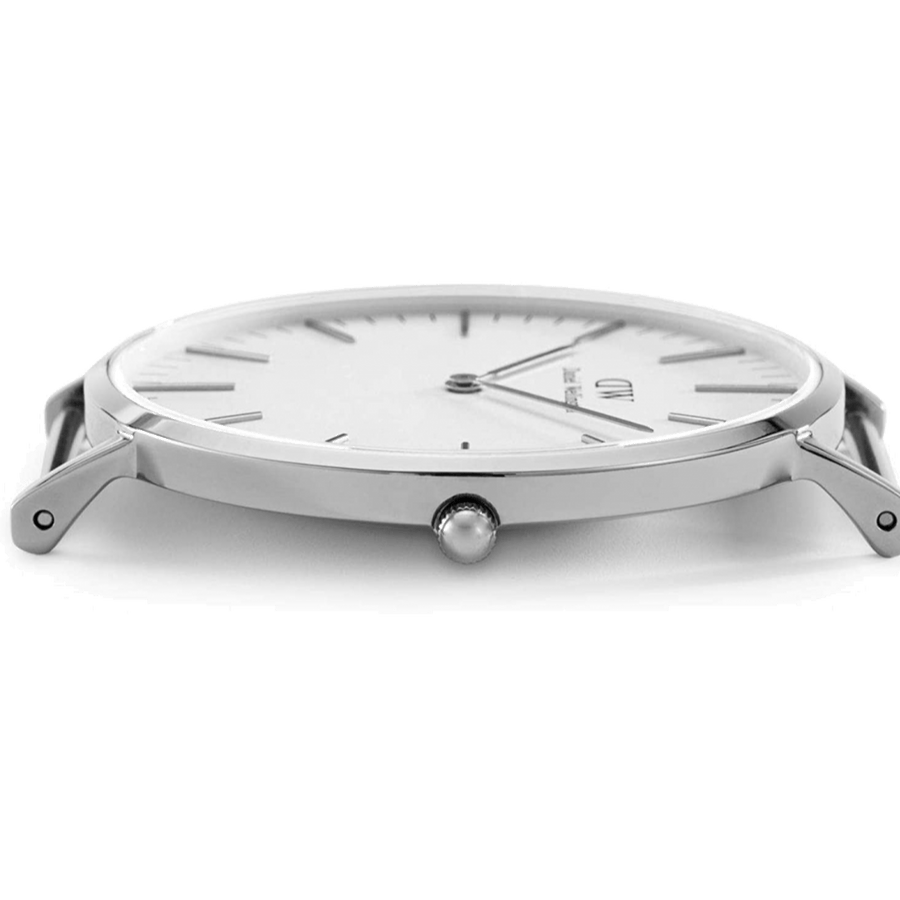 Daniel Wellington Classic Winchester White Dial Two Tone Nylon Strap Watch For Women - DW00100049