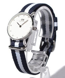 Daniel Wellington Classy Glasgow White Dial Two Tone NATO Strap Watch For Women - DW00100074