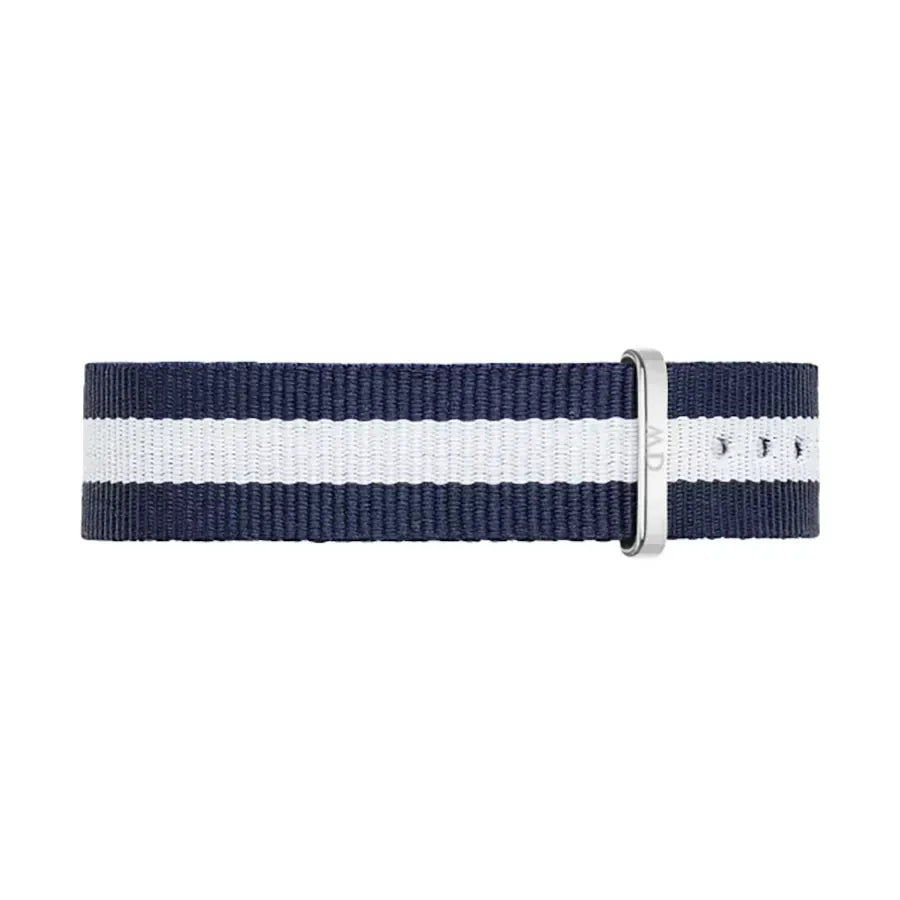 Daniel Wellington Classy Glasgow White Dial Two Tone Nylon Strap Watch For Women - DW00100082