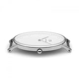 Daniel Wellington Classy Glasgow White Dial Two Tone Nylon Strap Watch For Women - DW00100082