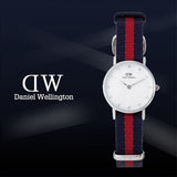 Daniel Wellington Classy Oxford White Dial Two Tone Nylon Strap Watch For Women - DW00100072