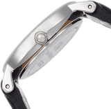 Daniel Wellington Classy Sheffield White Dial Black Leather Strap Watch For Women - DW00100068